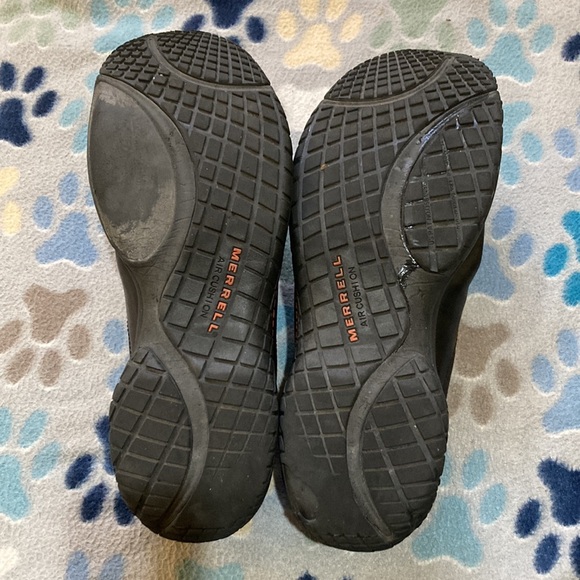 Merrell air cushion leather black shoes - Picture 3 of 7